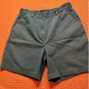 LL Bean Size 12 Vintage‎ 100% Cotton High Rise Adjustable Waist  Short